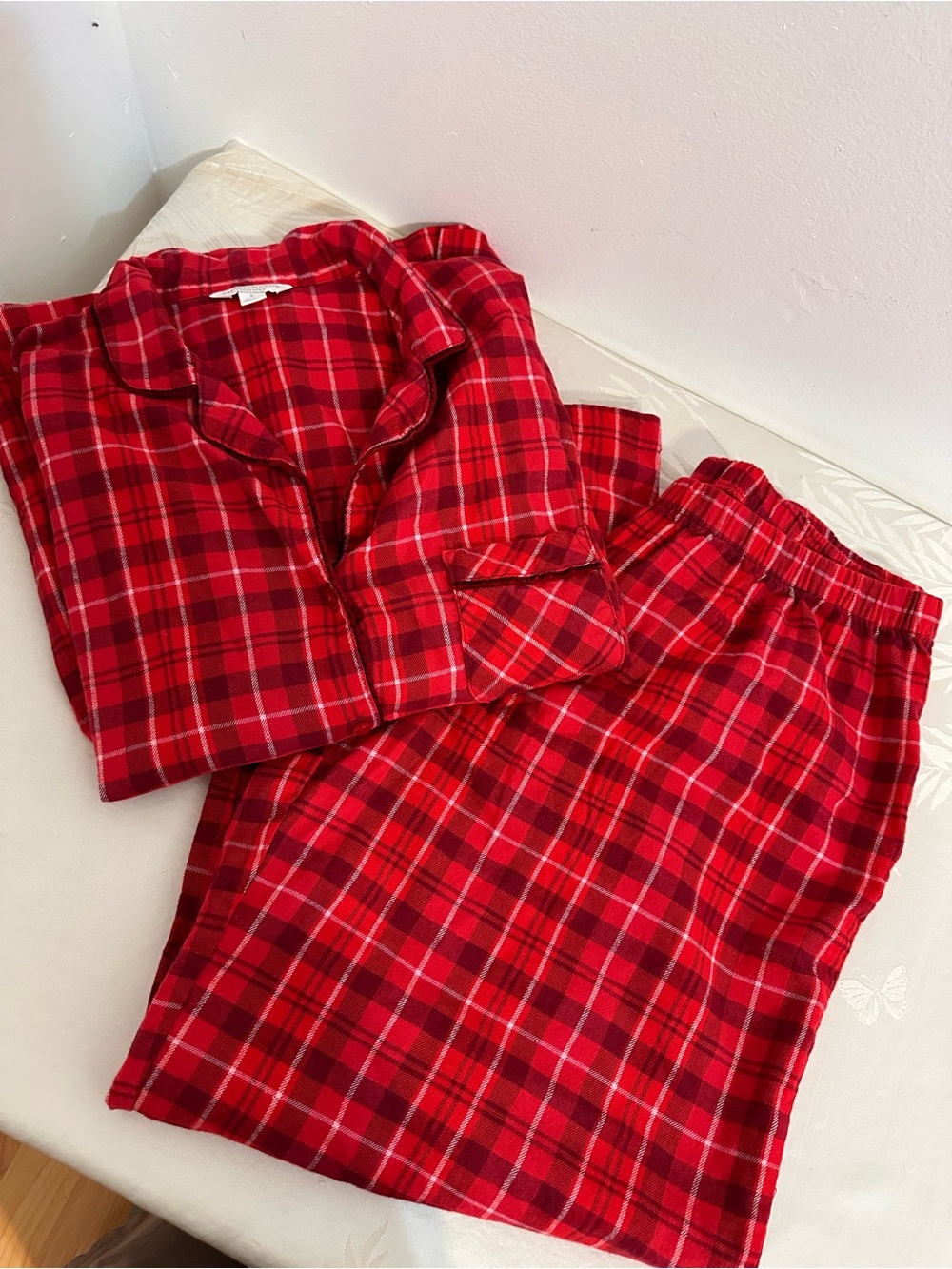 Charter Club Red Plaid women’s Pajama Set